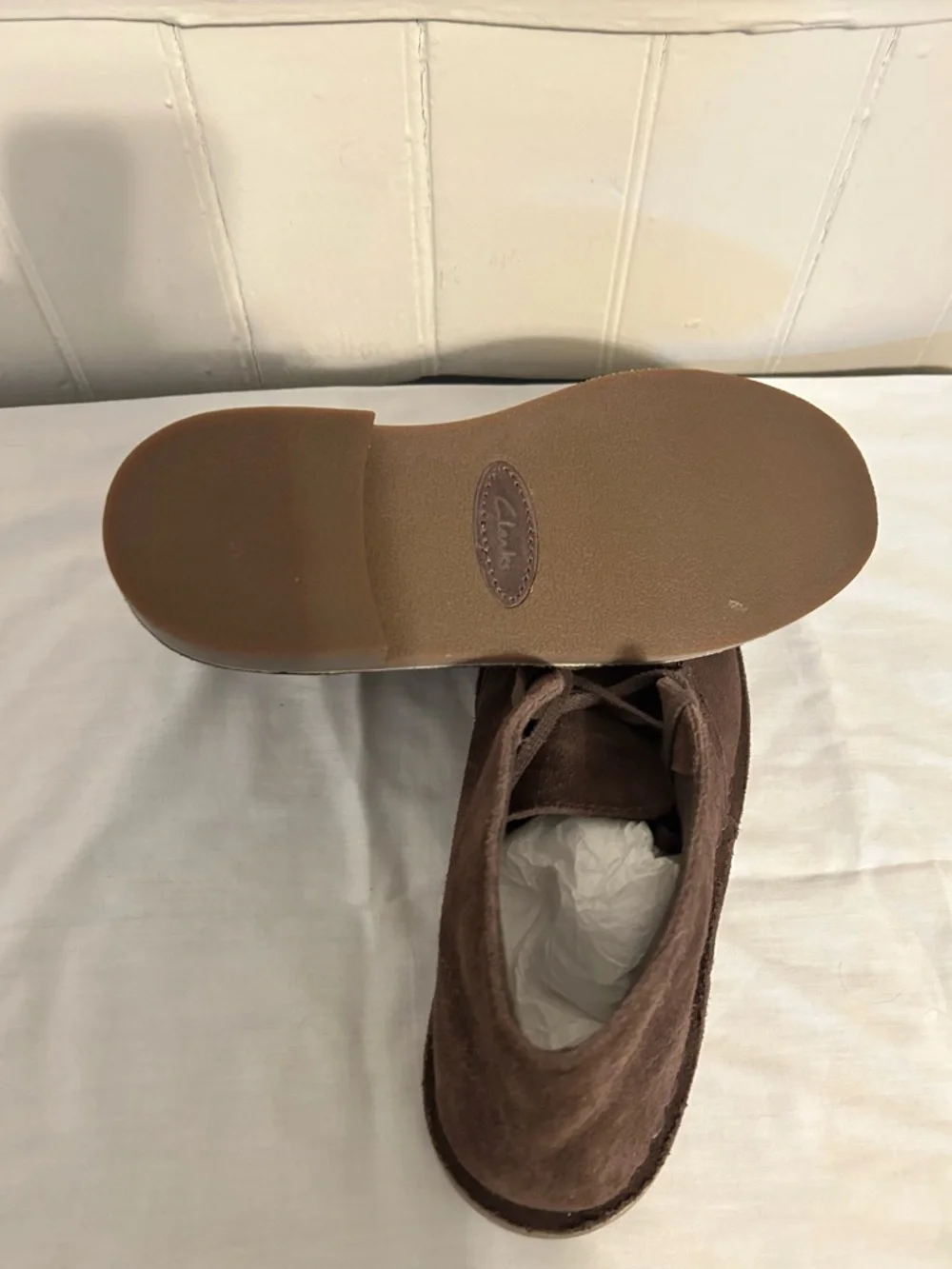 NWOT Clark’s Originals Desert Boots Men’s 8.5 M/ Cola Suede (39852)